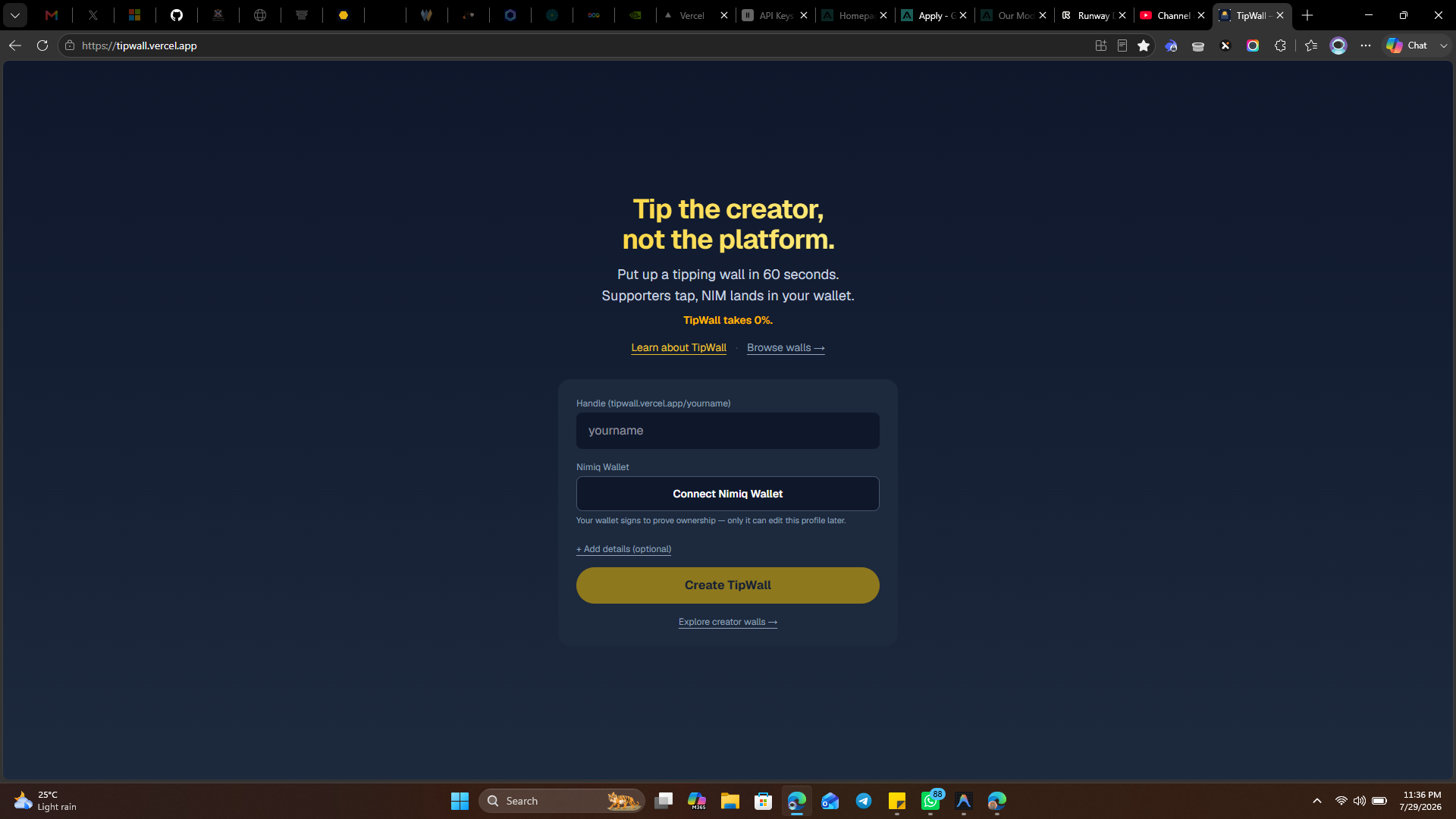 TipWall screenshot 1