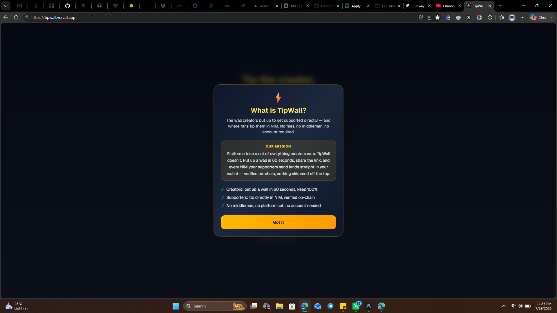 TipWall screenshot 2