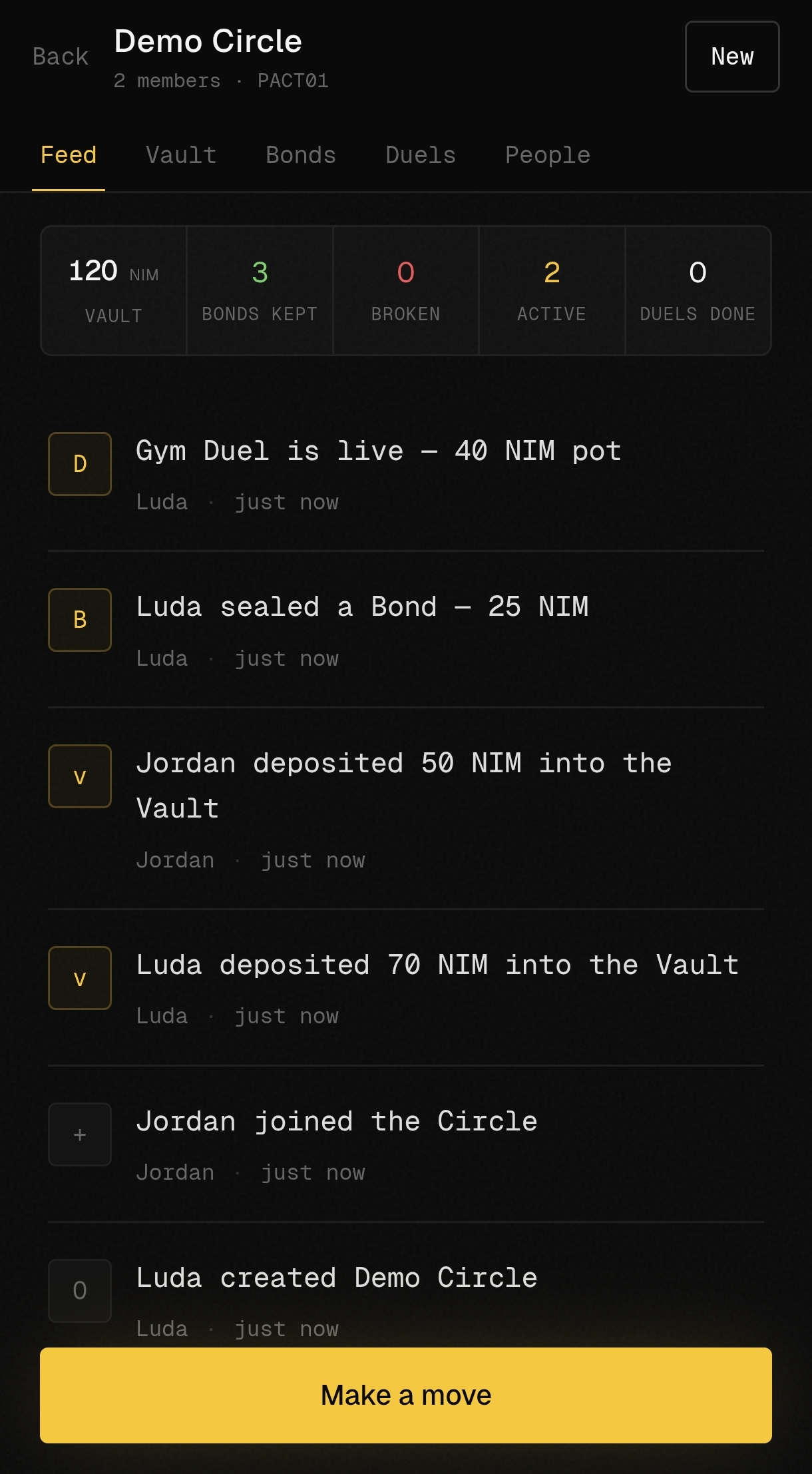 Pact screenshot 2