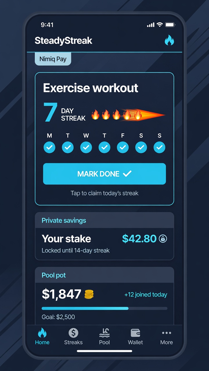 SteadyStreak screenshot 1