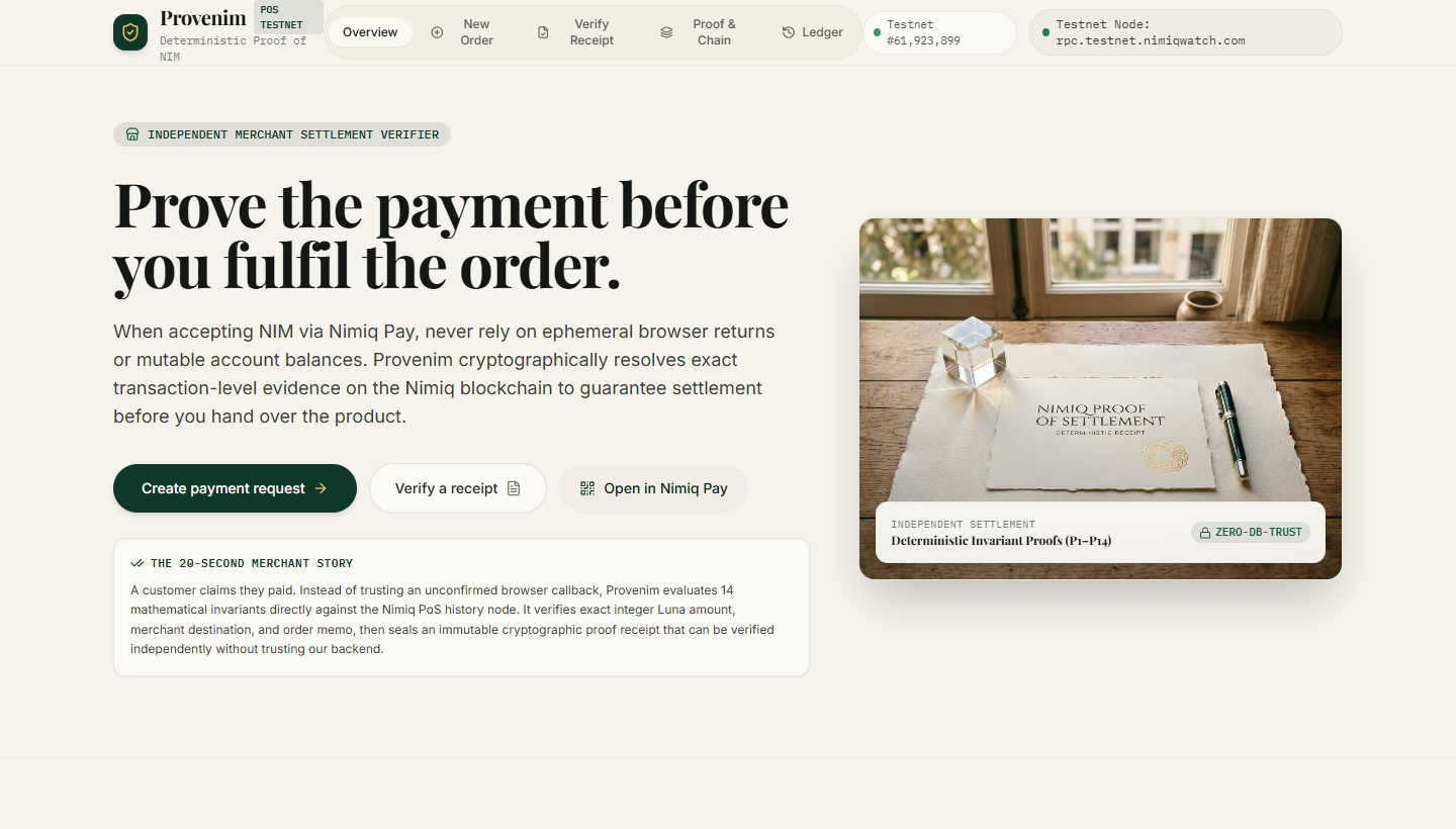 PROVENIM screenshot 1