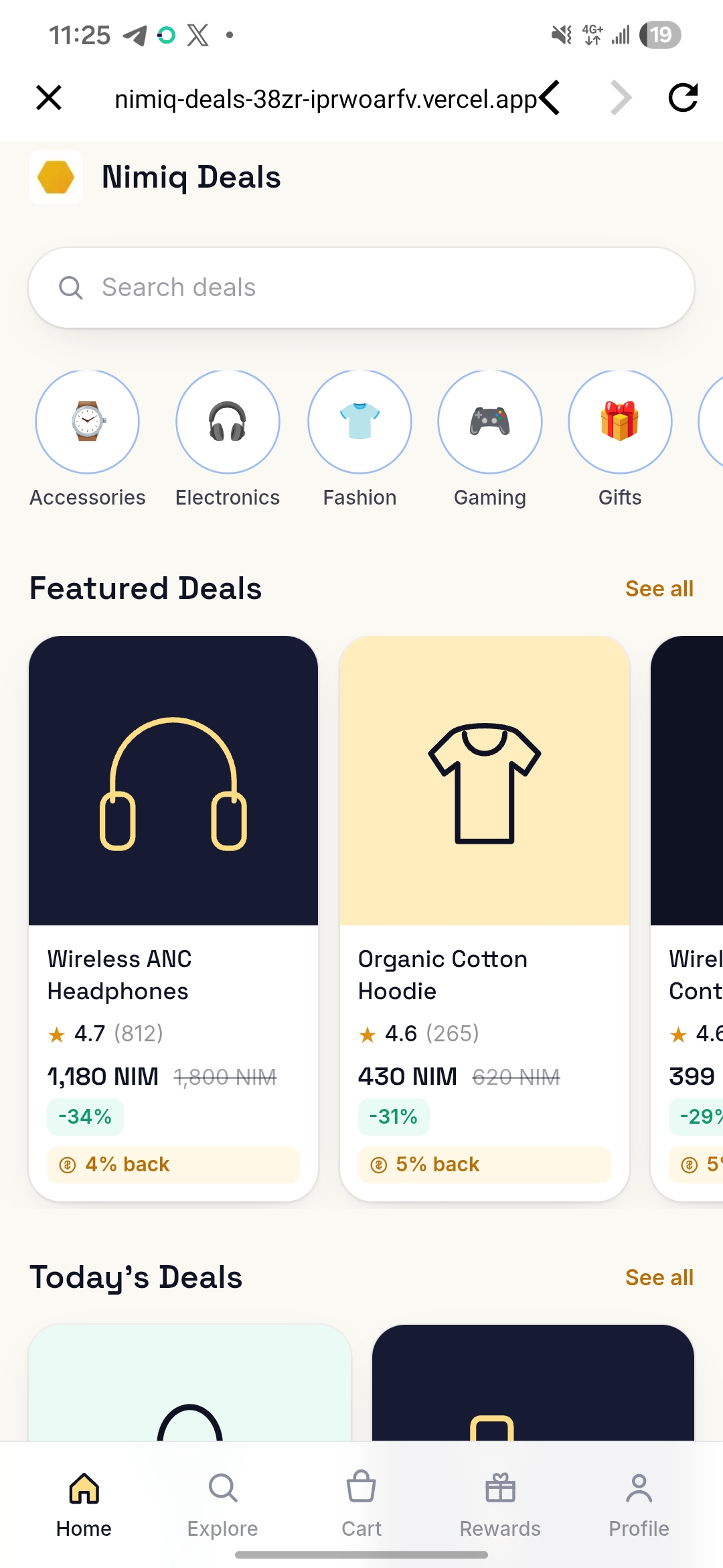 Nimiq deals screenshot 1
