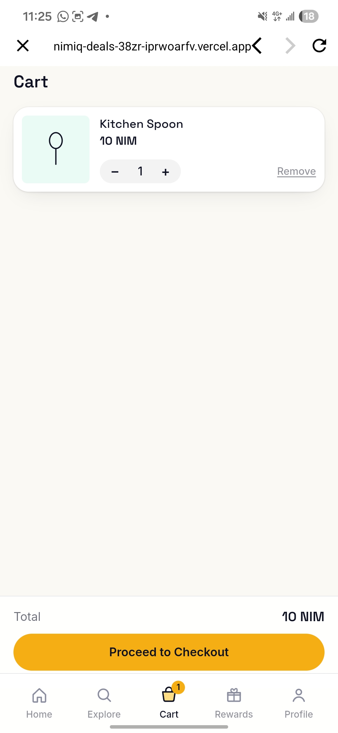 Nimiq deals screenshot 3