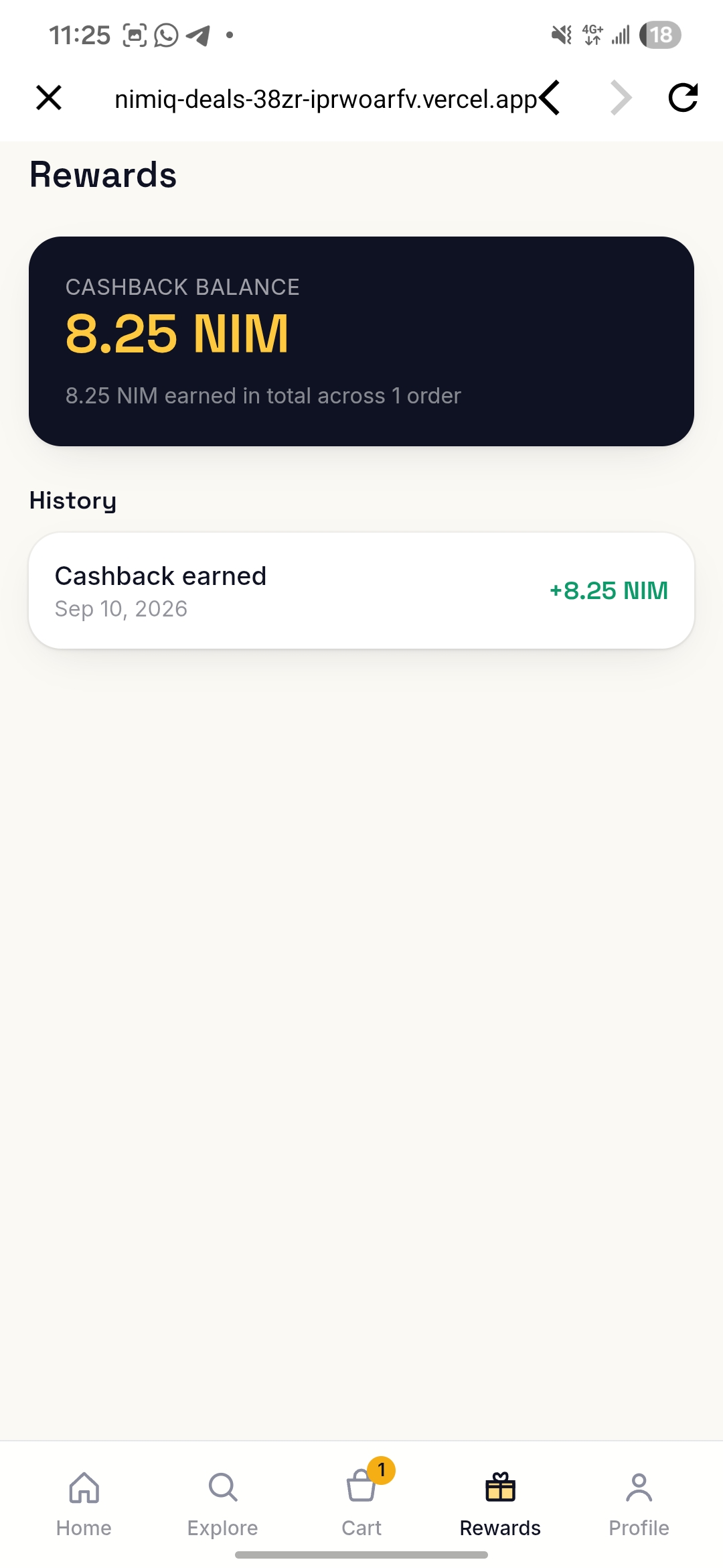 Nimiq deals screenshot 4
