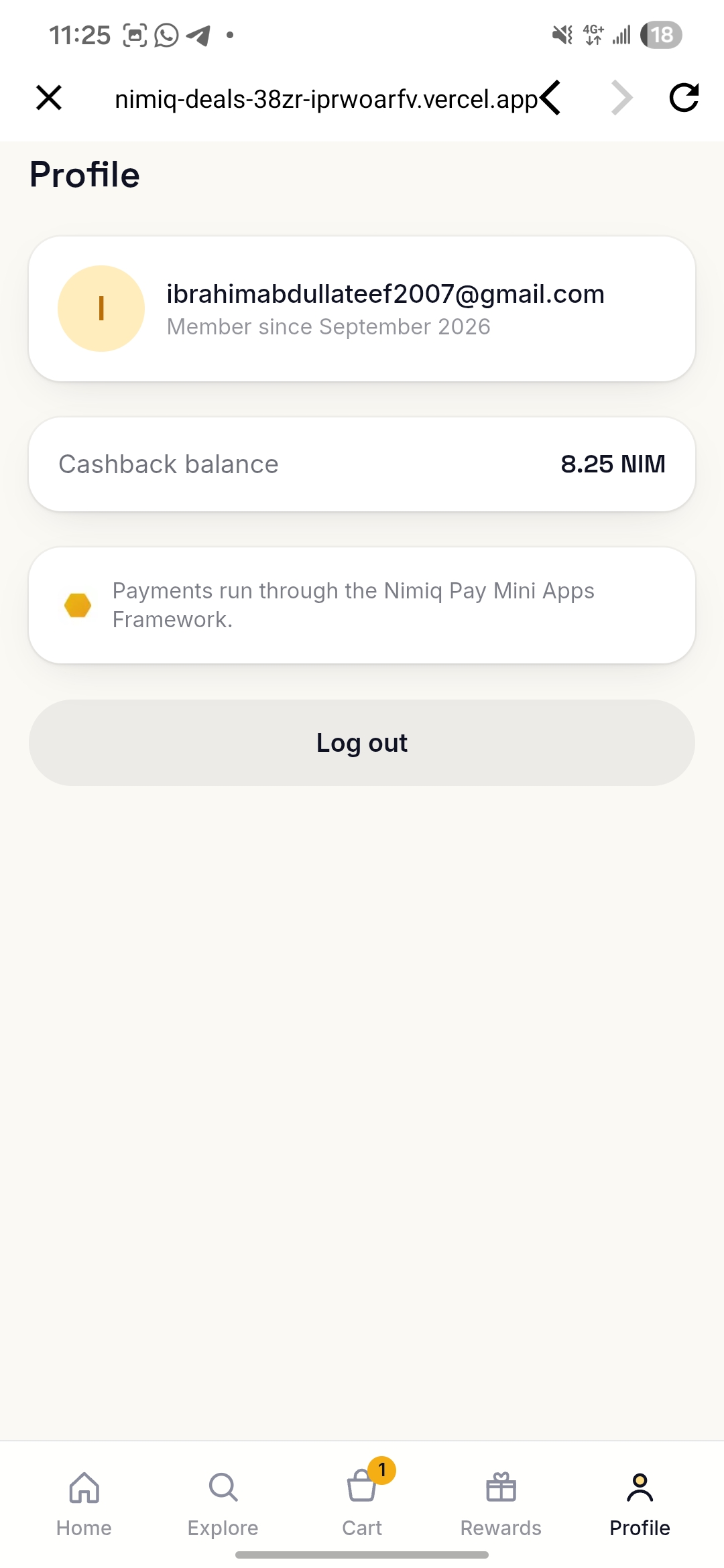 Nimiq deals screenshot 5