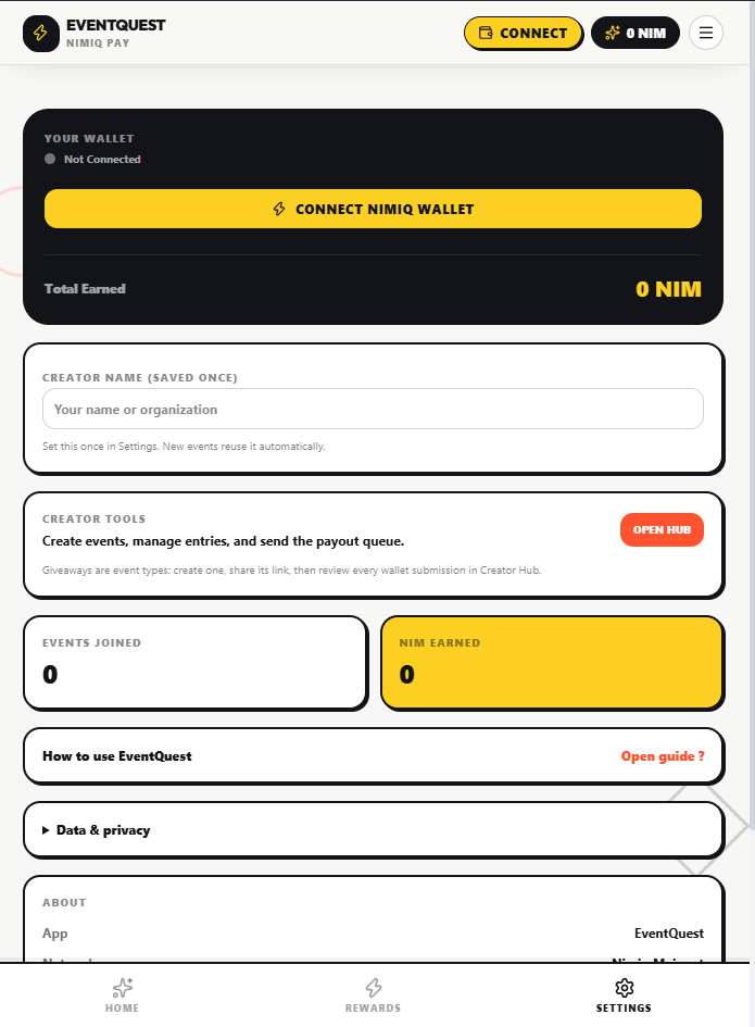 EventQuest screenshot 3