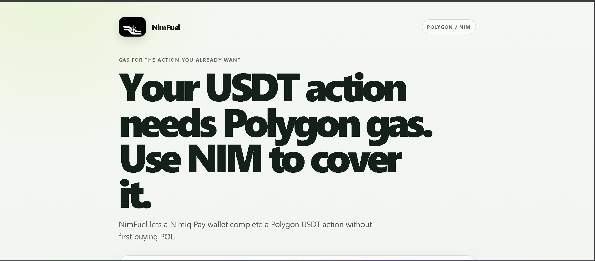 NimFuel screenshot 1