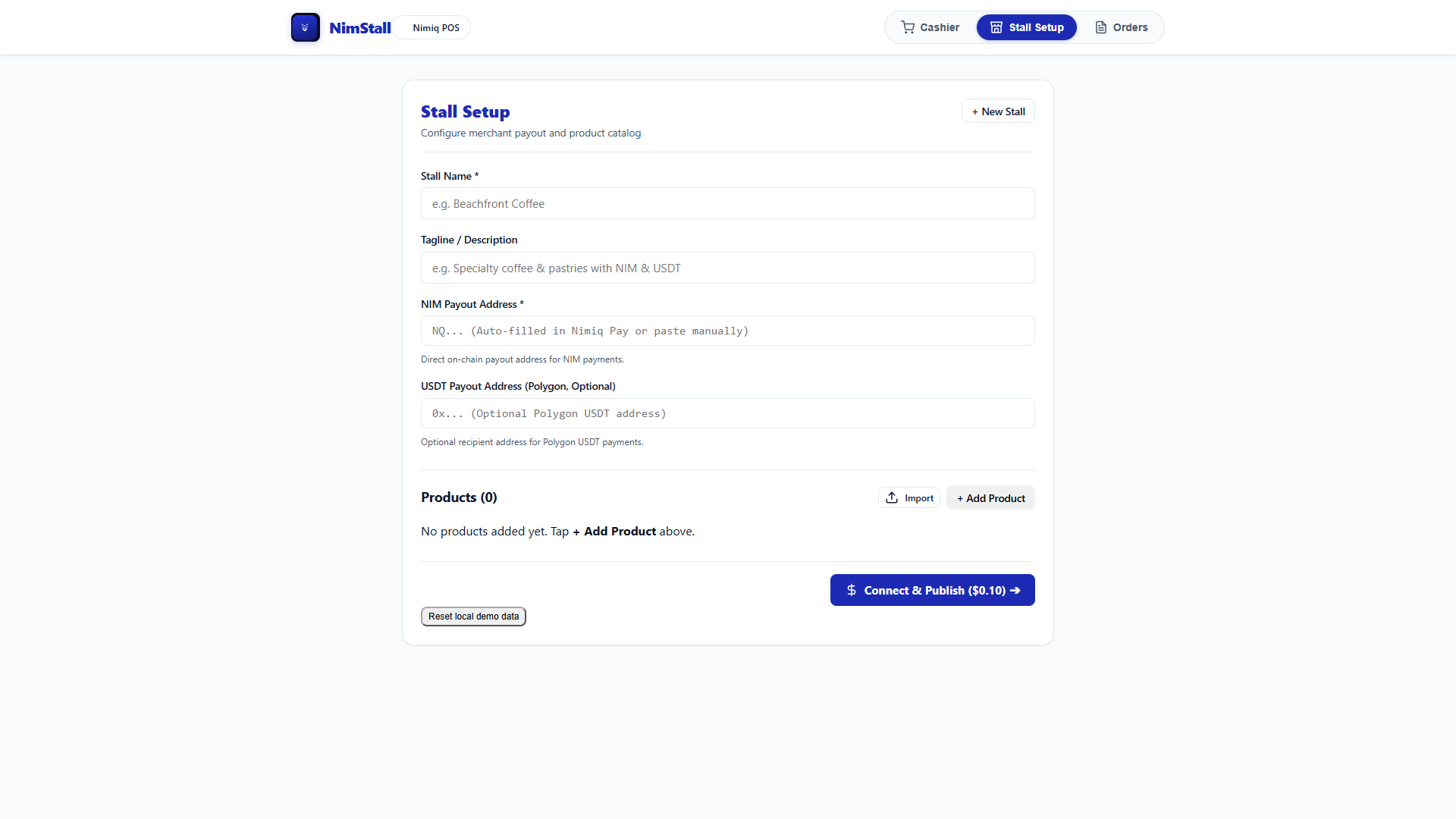 NimStall screenshot 2