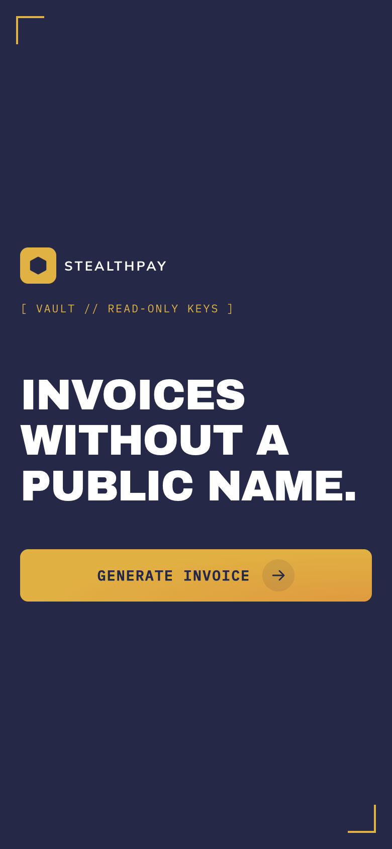 StealthPay screenshot 1