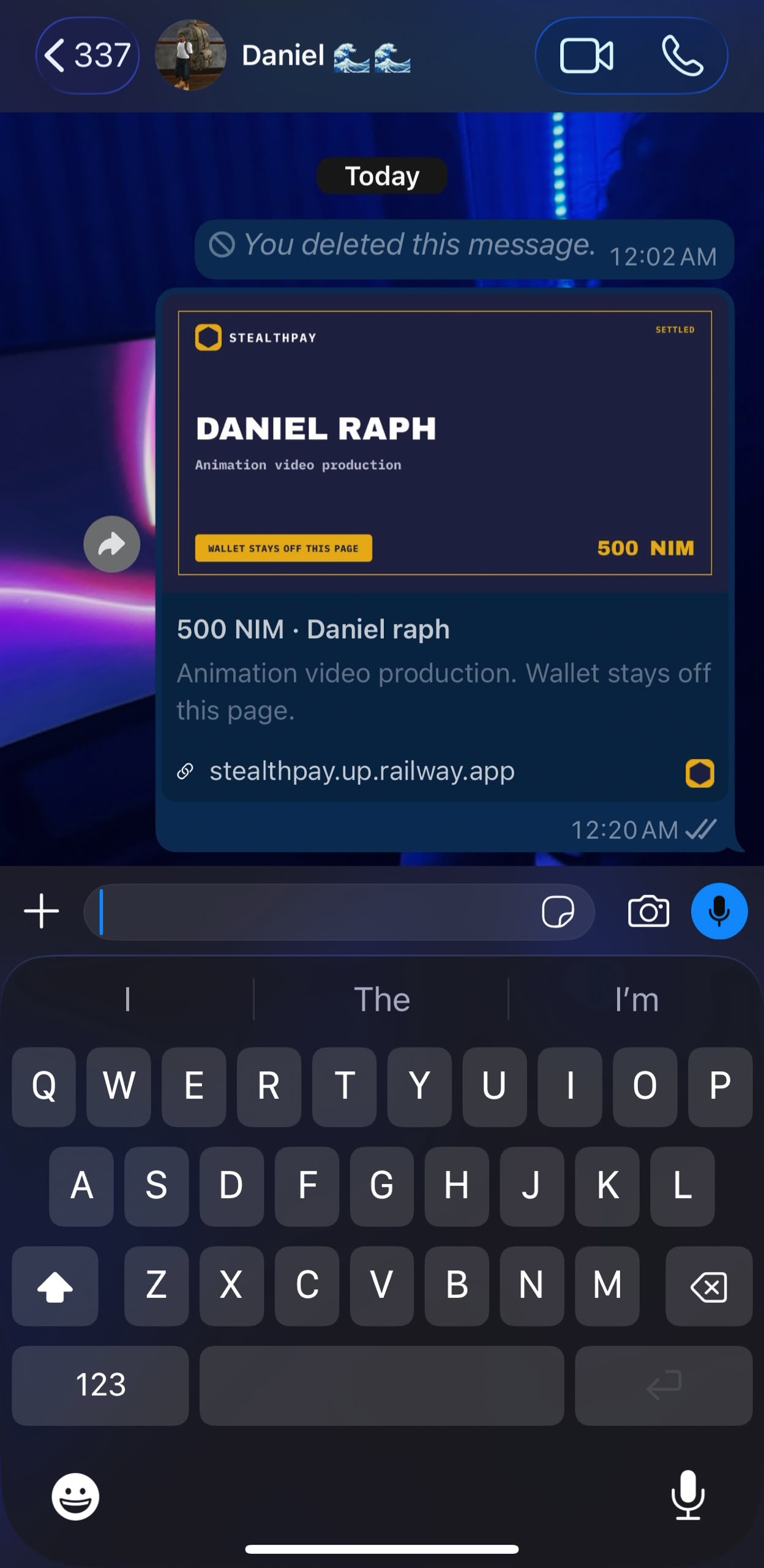 StealthPay screenshot 2