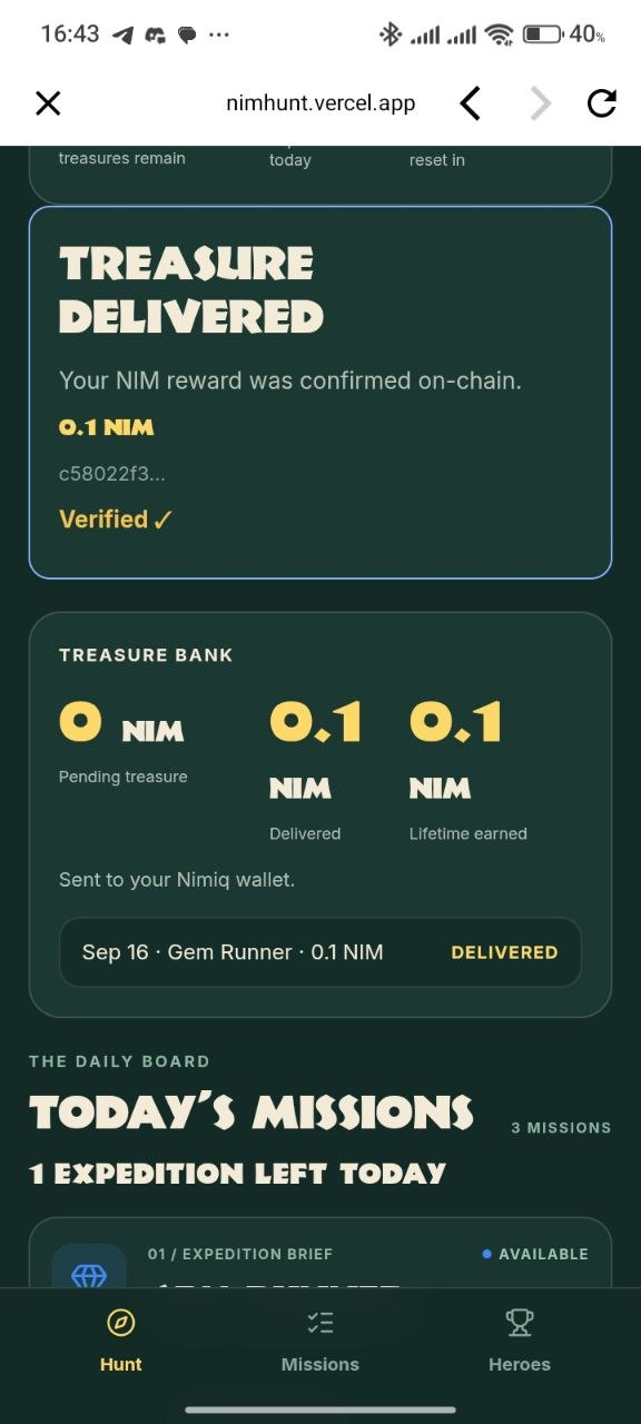 NimHunt screenshot 1