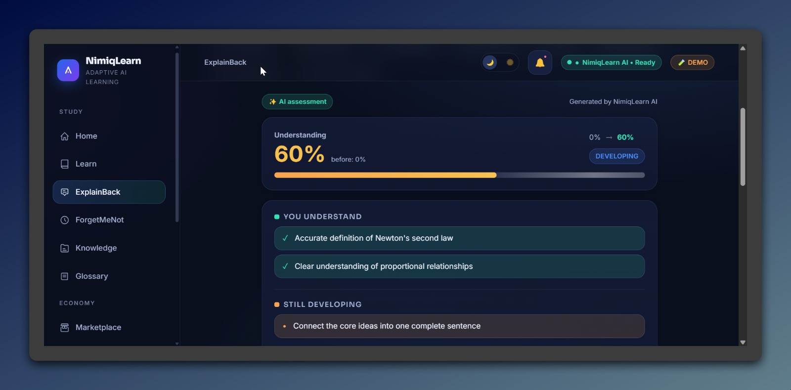 NimiqLearn screenshot 4