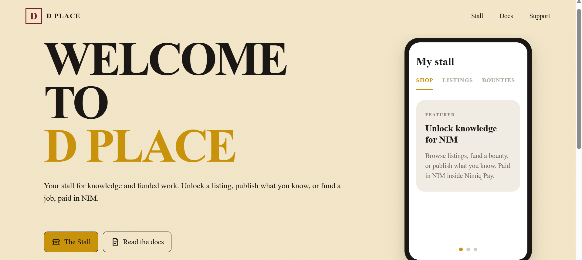 D place screenshot 1