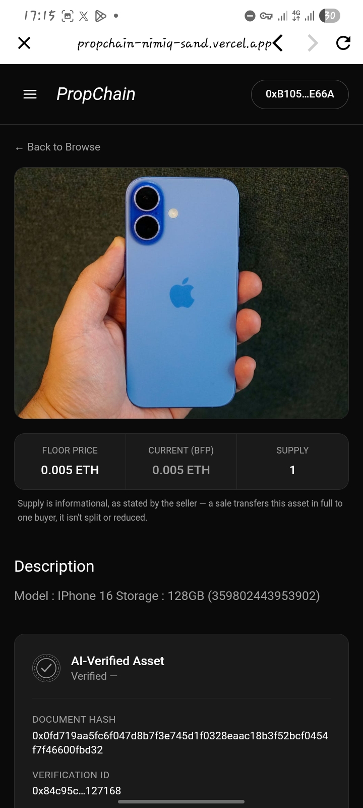 PropChain screenshot 2