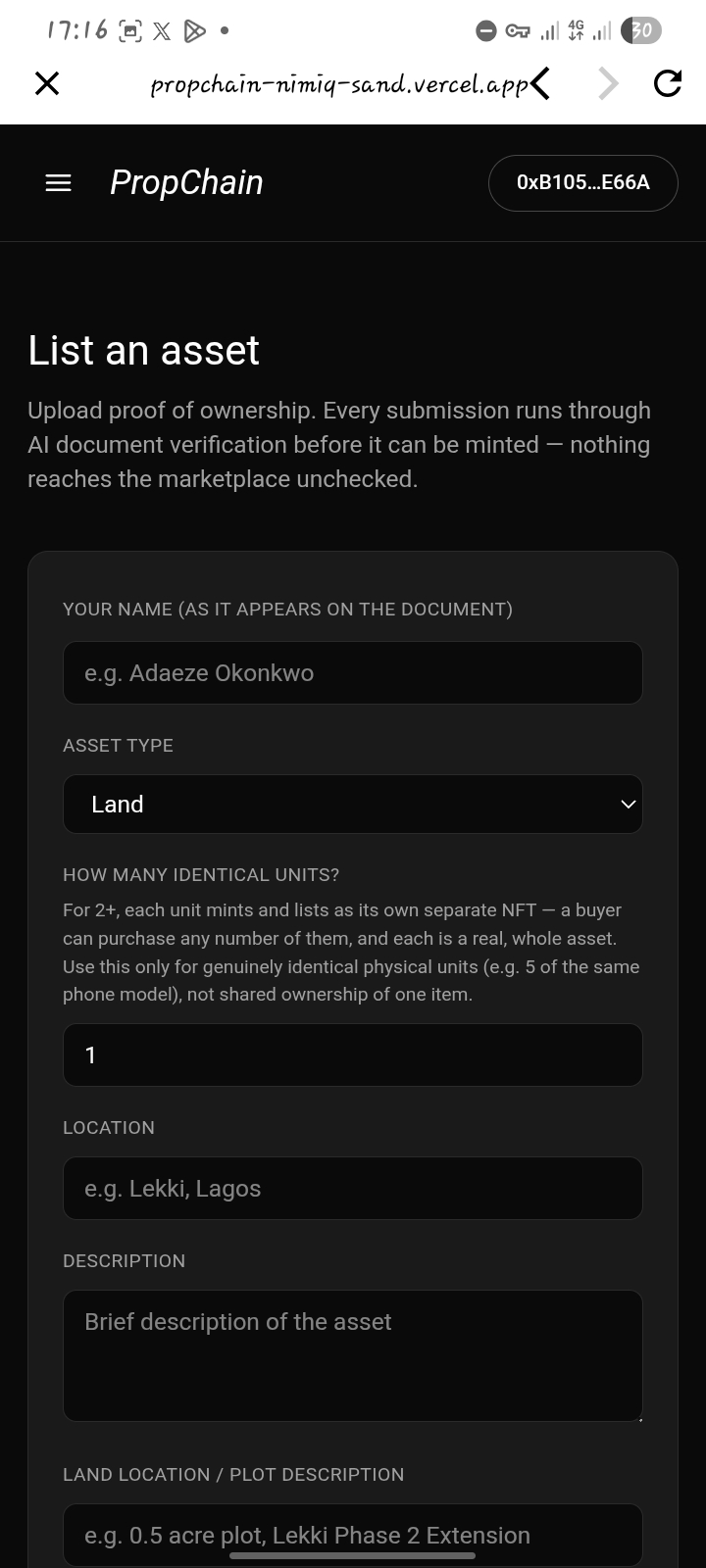 PropChain screenshot 3