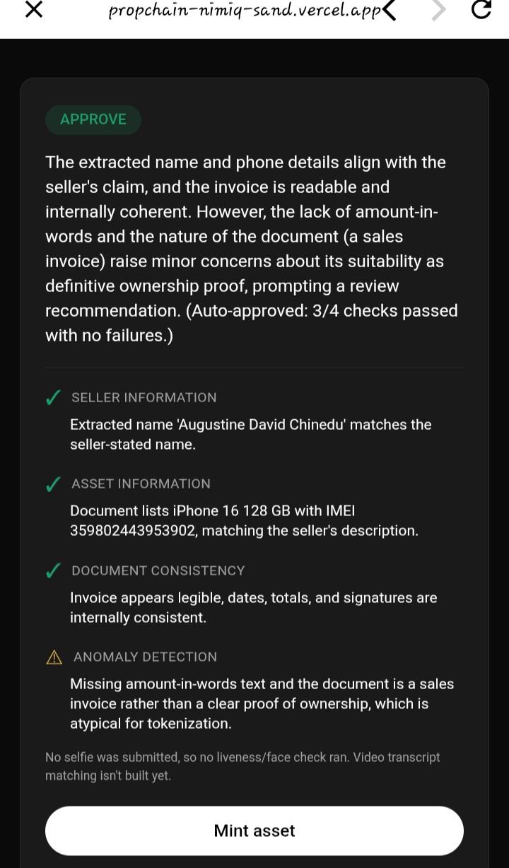PropChain screenshot 5