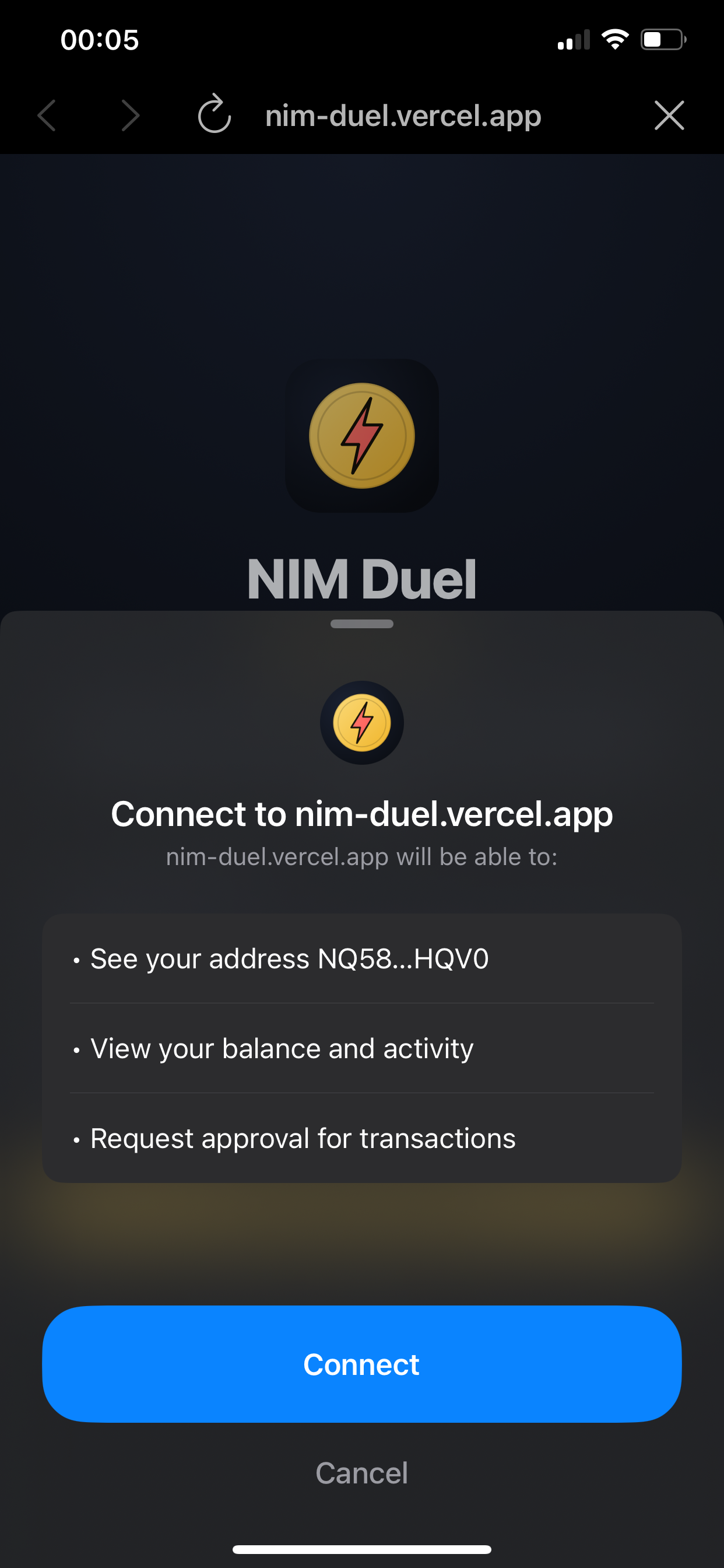NimDuel screenshot 2