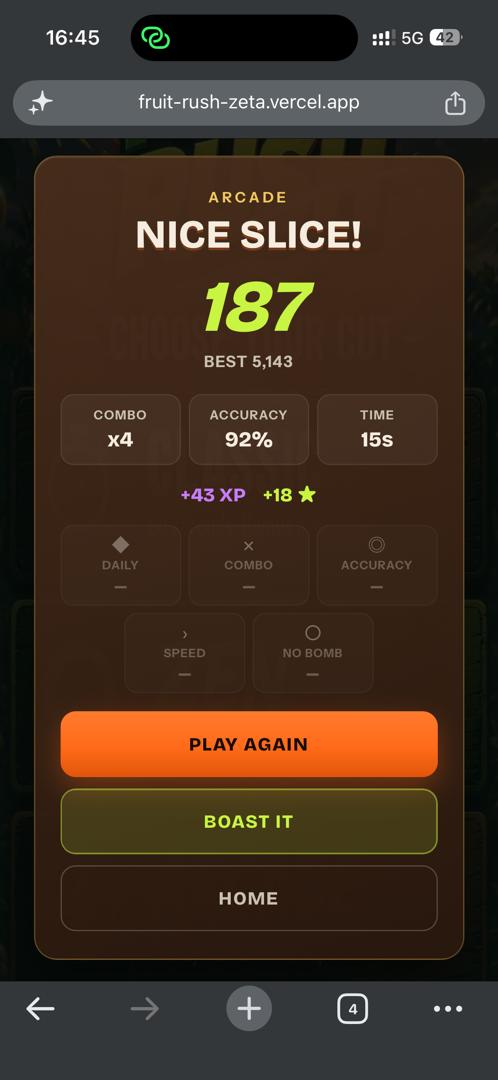 FruitRush screenshot 5
