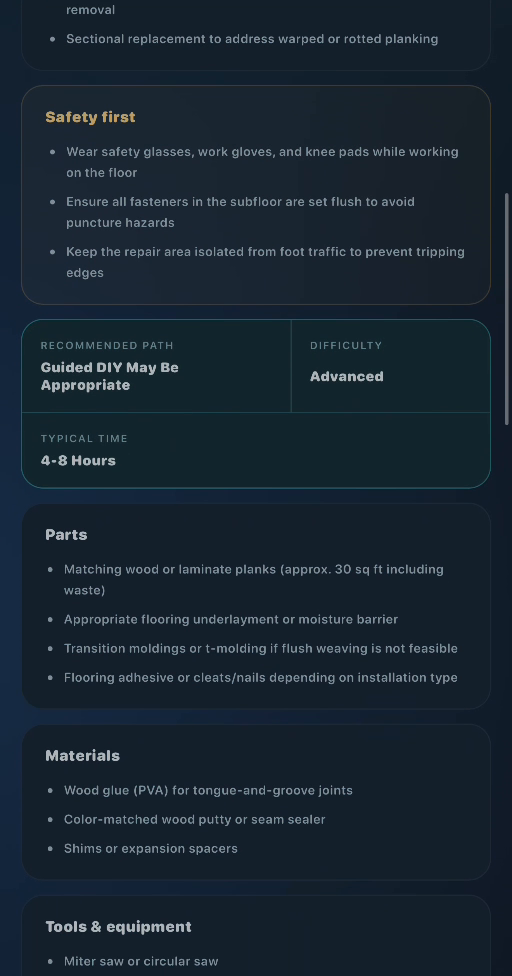 FixEstimate screenshot 3