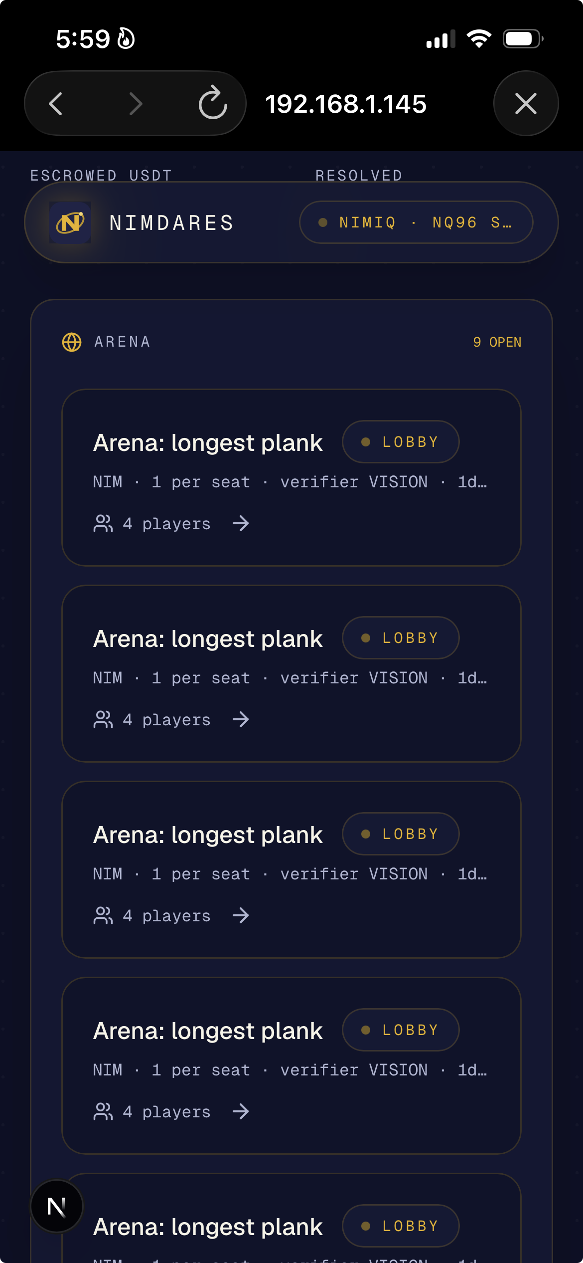 NimDares screenshot 3