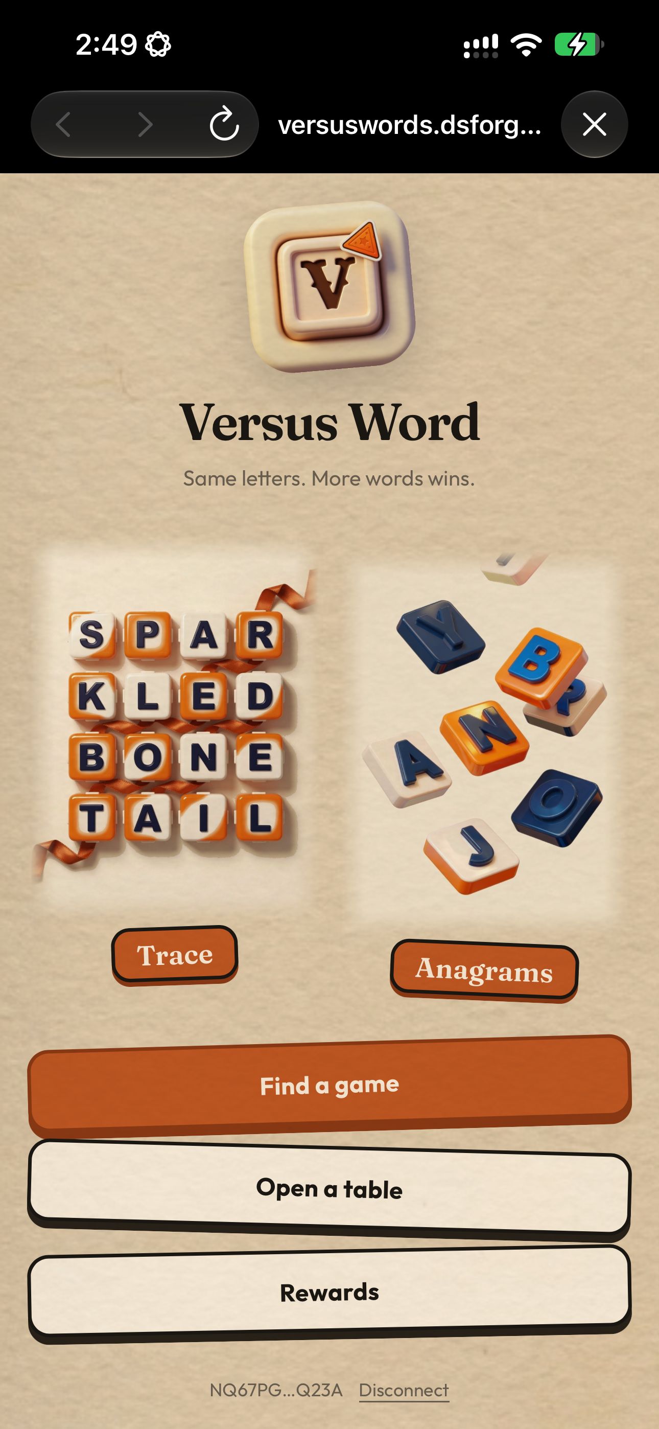 Versus Words screenshot 1