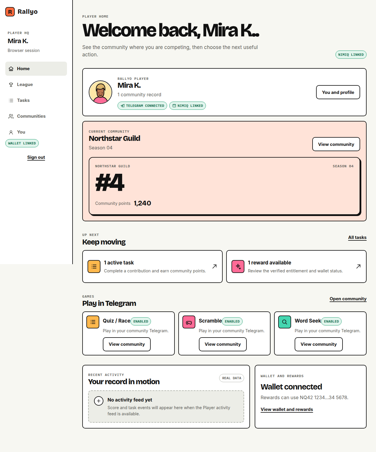 Rallyo screenshot 1