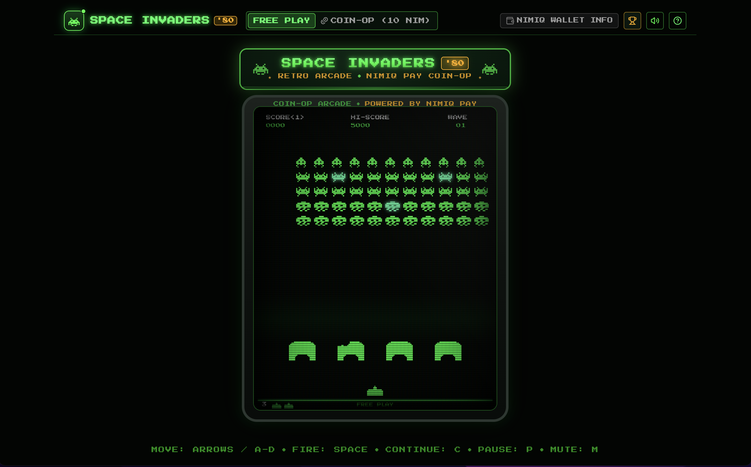 Space Invaders screenshot 1