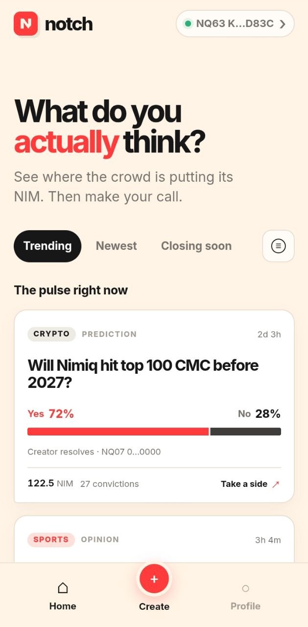 Notch screenshot 2