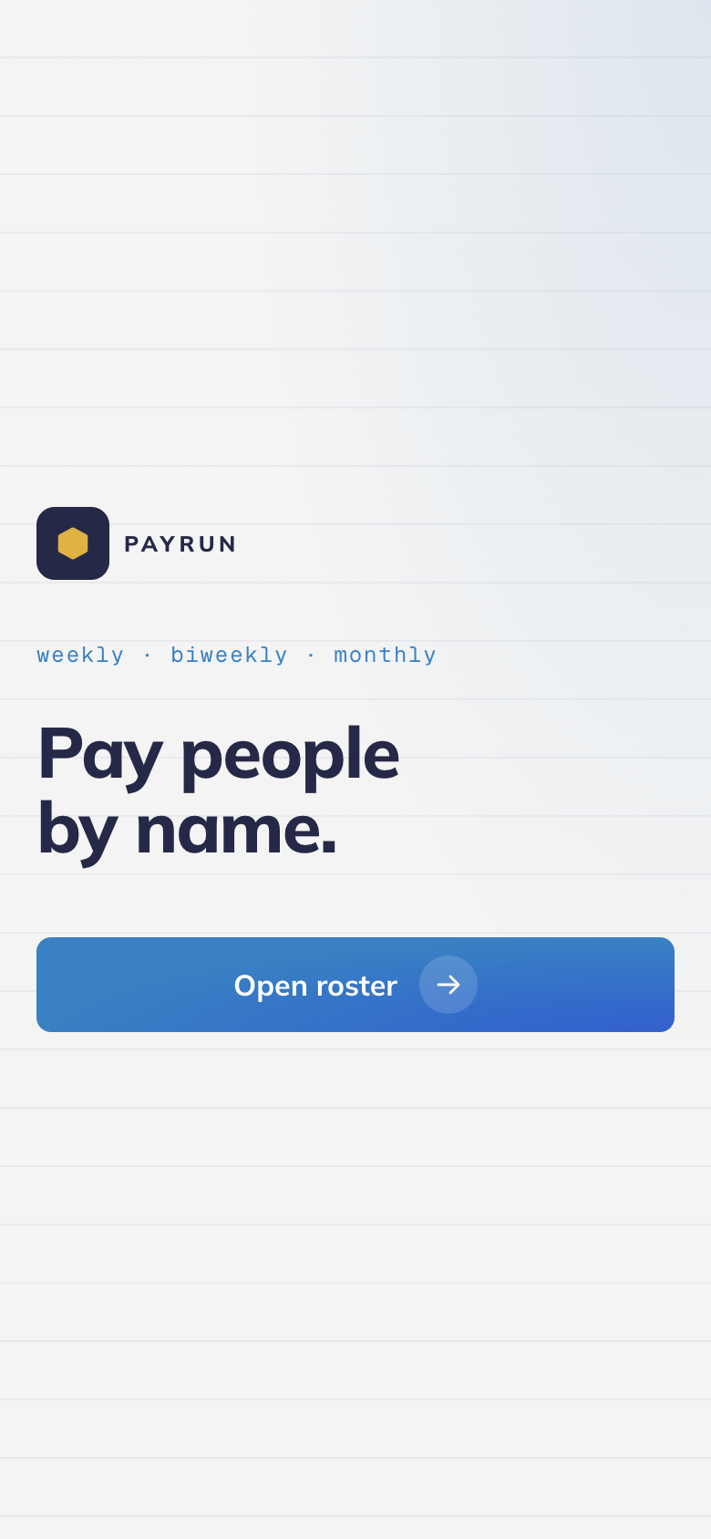 PayRun screenshot 1