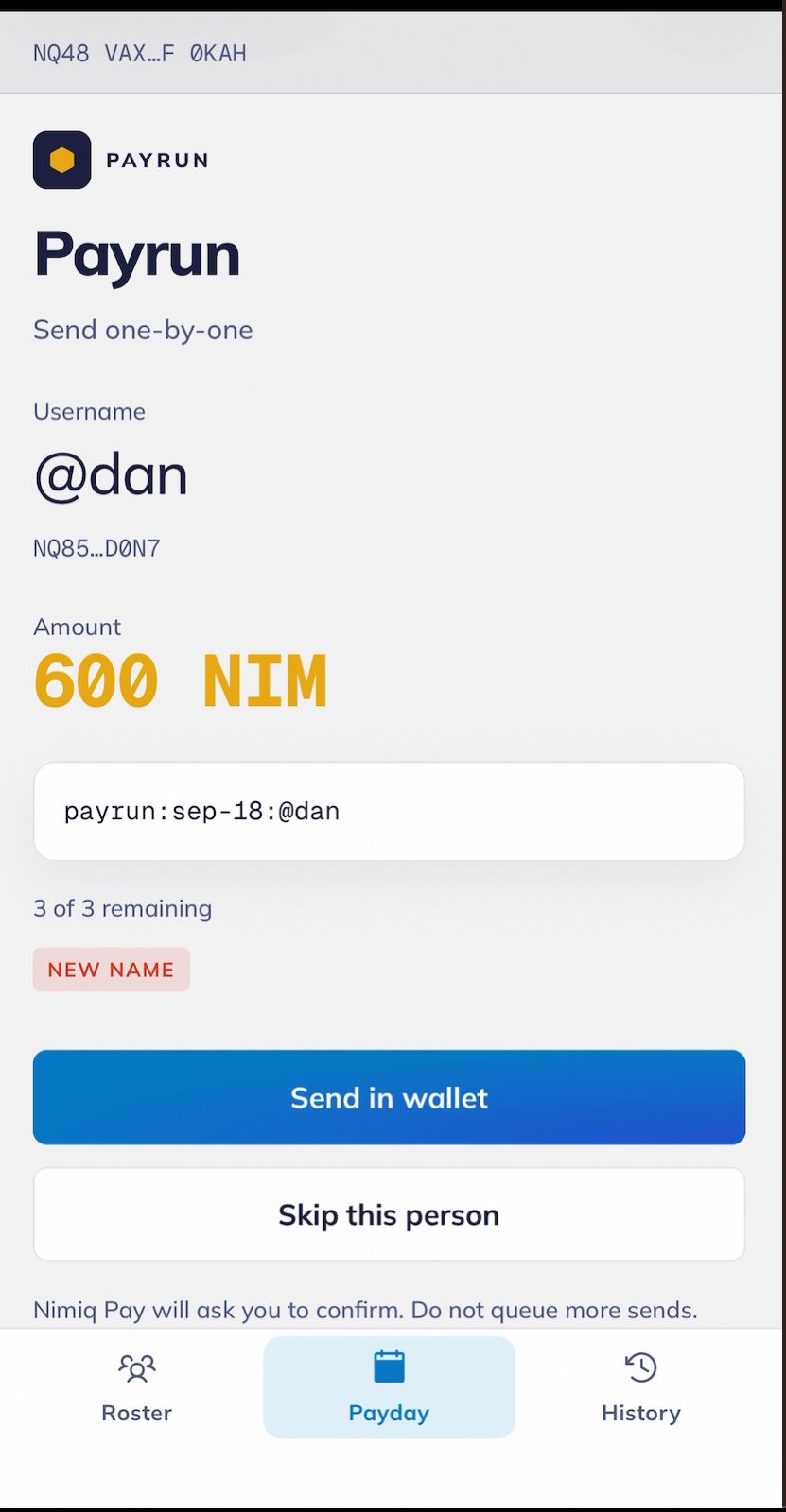 PayRun screenshot 2