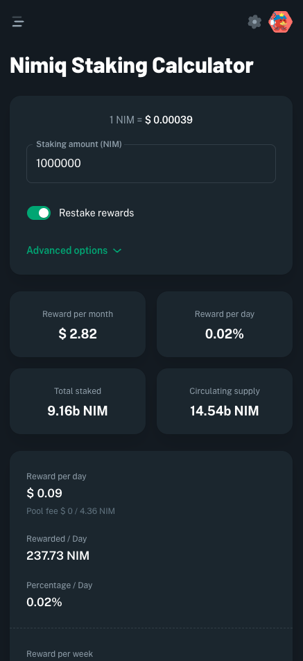 NimiqCafe screenshot 3