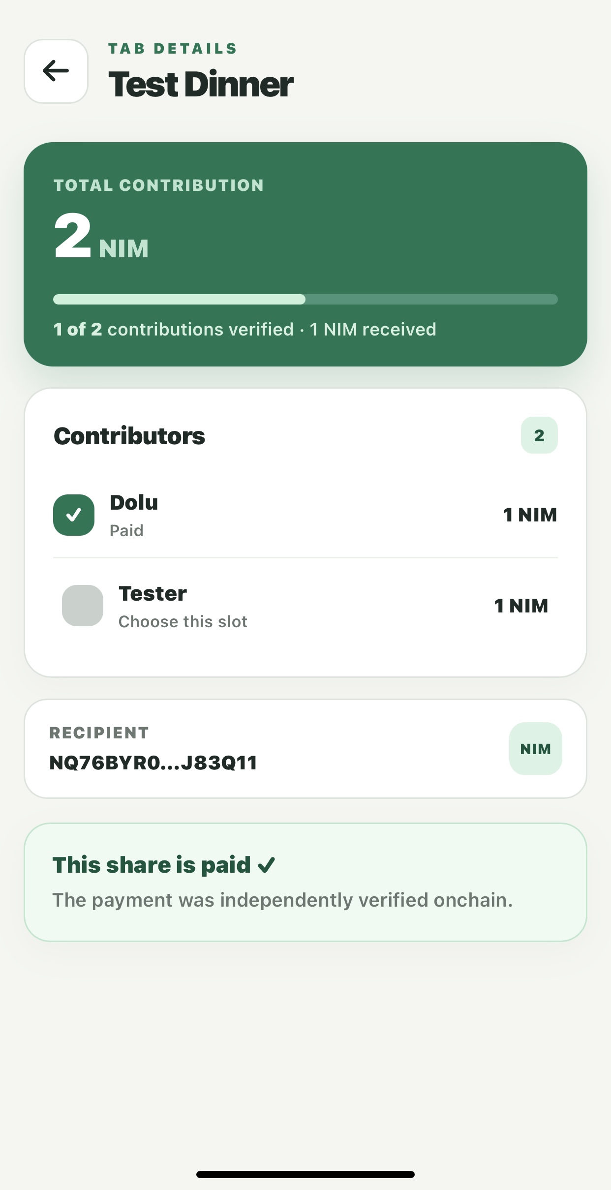 Tab screenshot 3