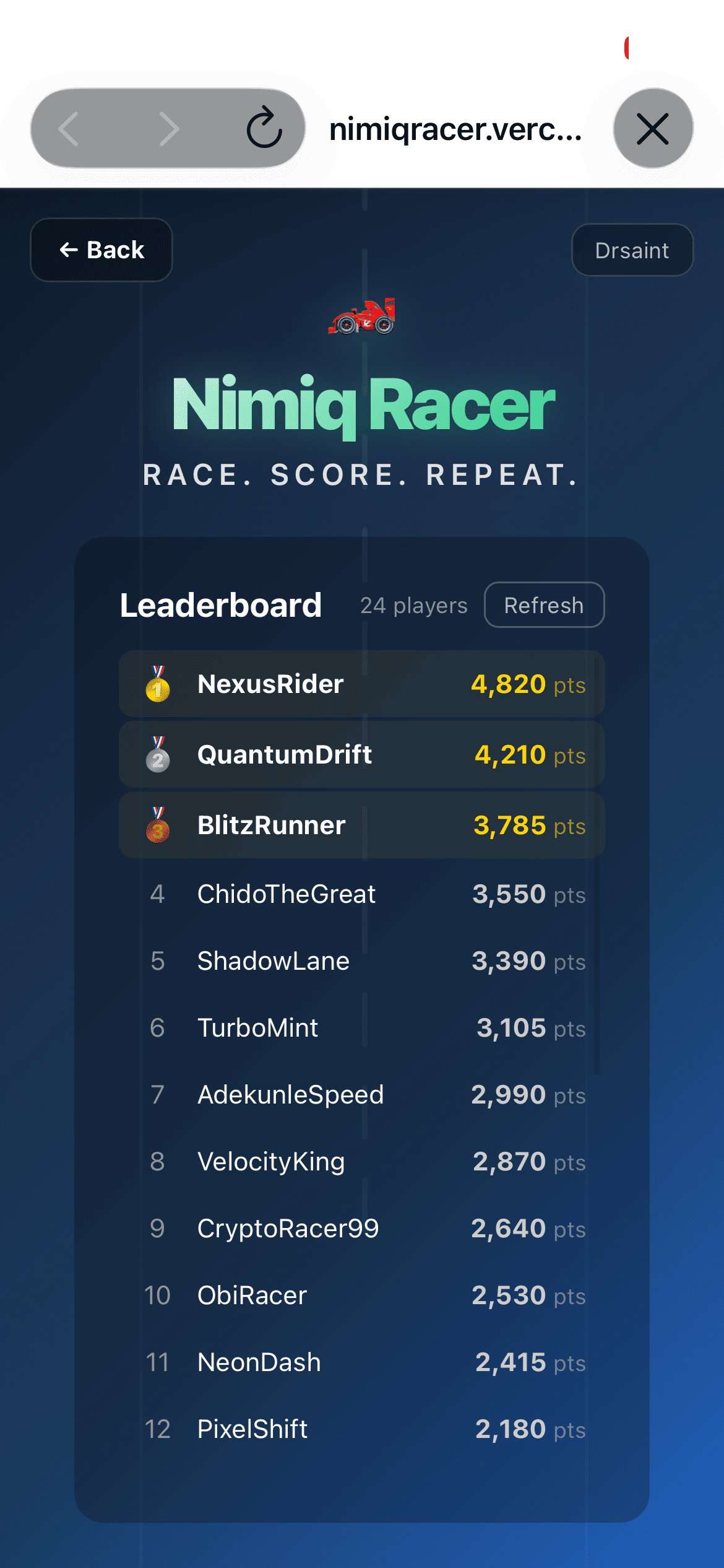Nimiq Racer screenshot 3