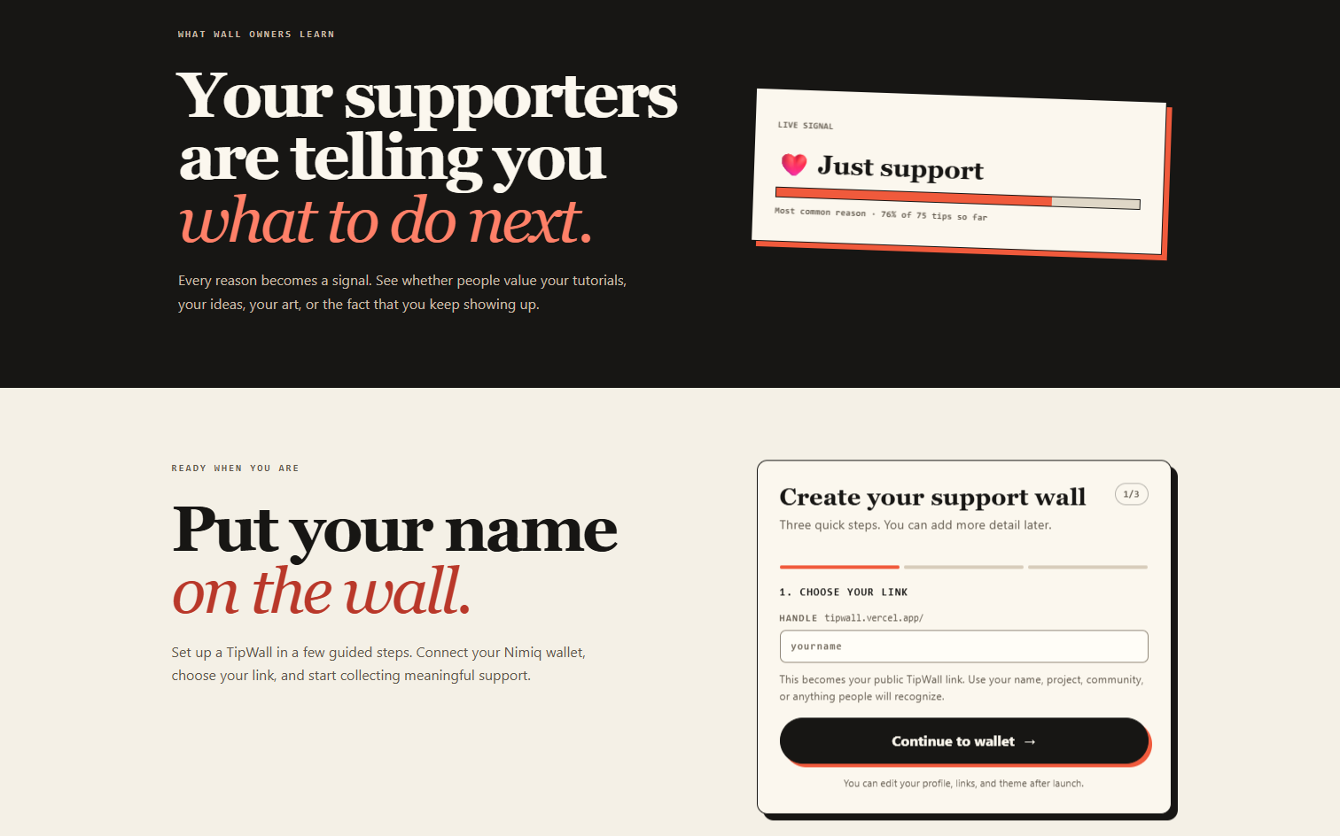 TipWall screenshot 2