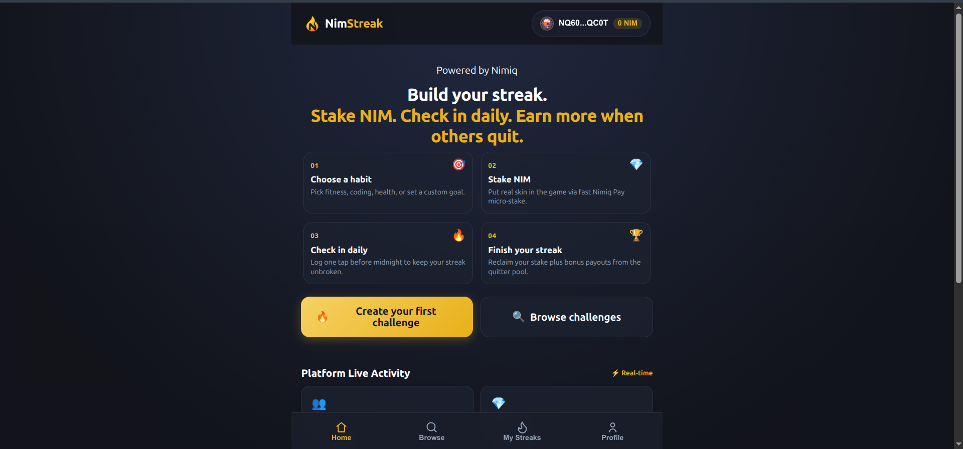 NImstreak screenshot 2
