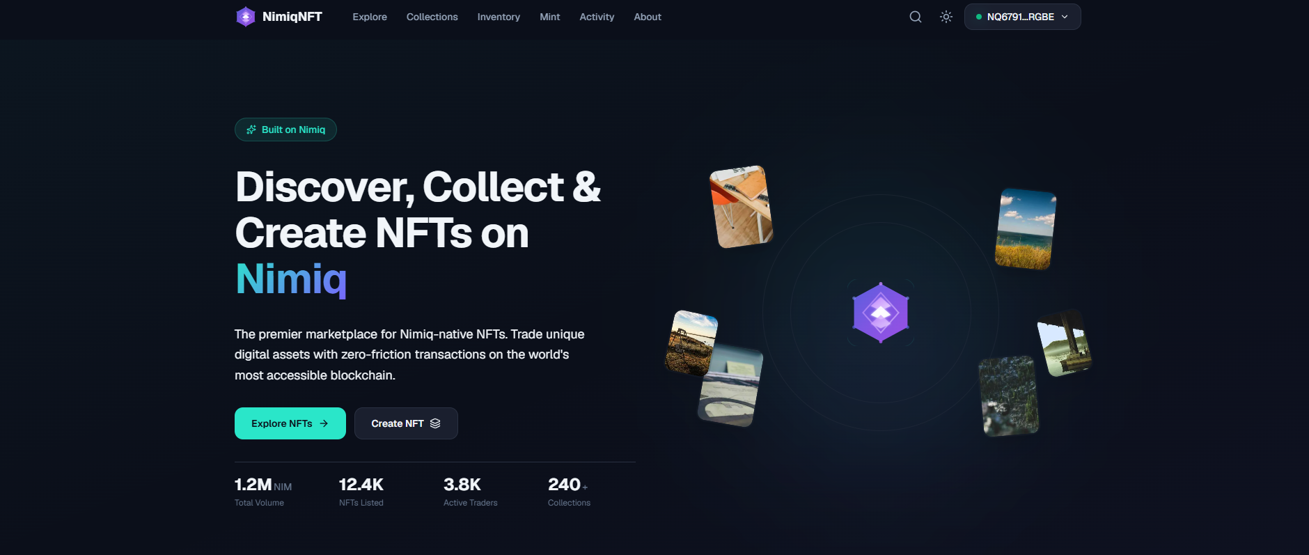 Nimiq NFT Marketplace screenshot 1