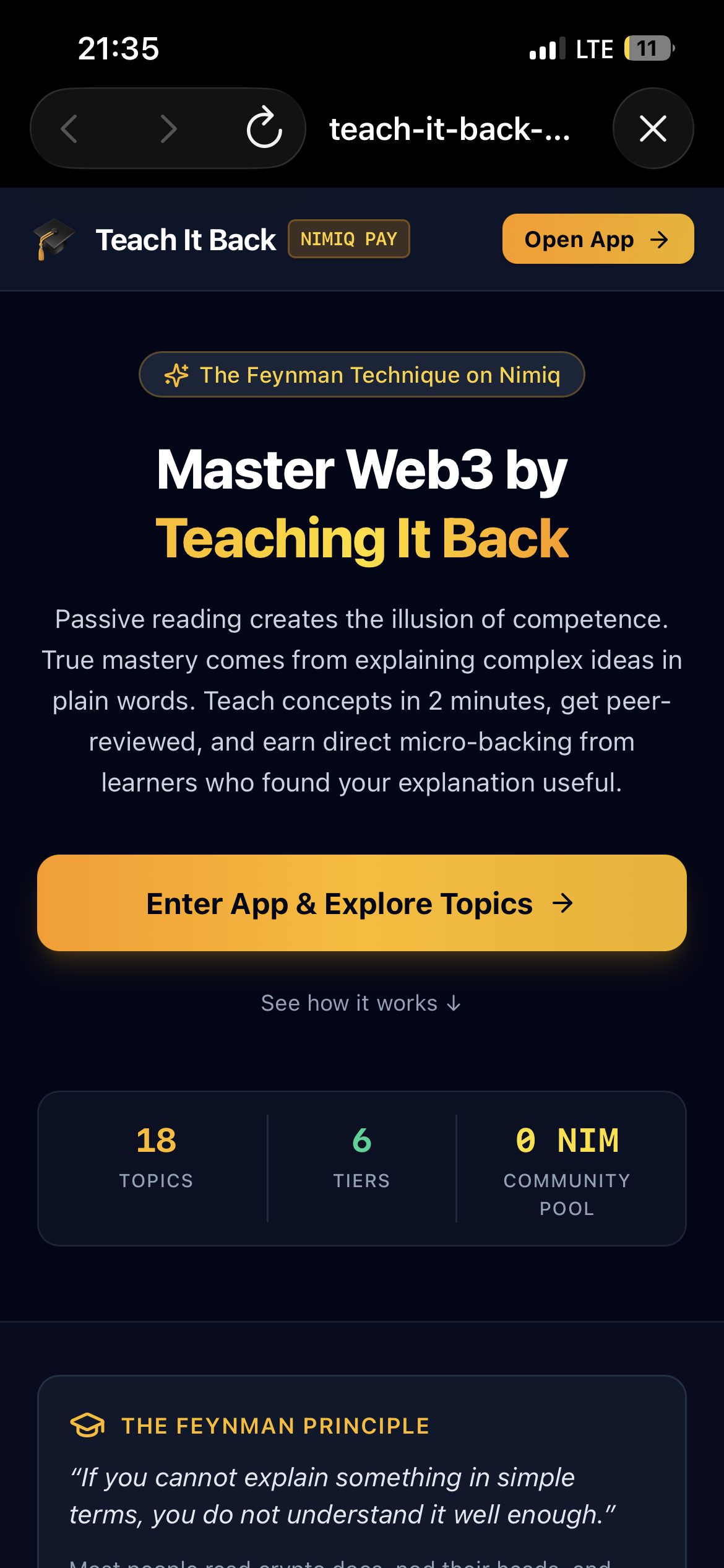 Teach it back screenshot 1