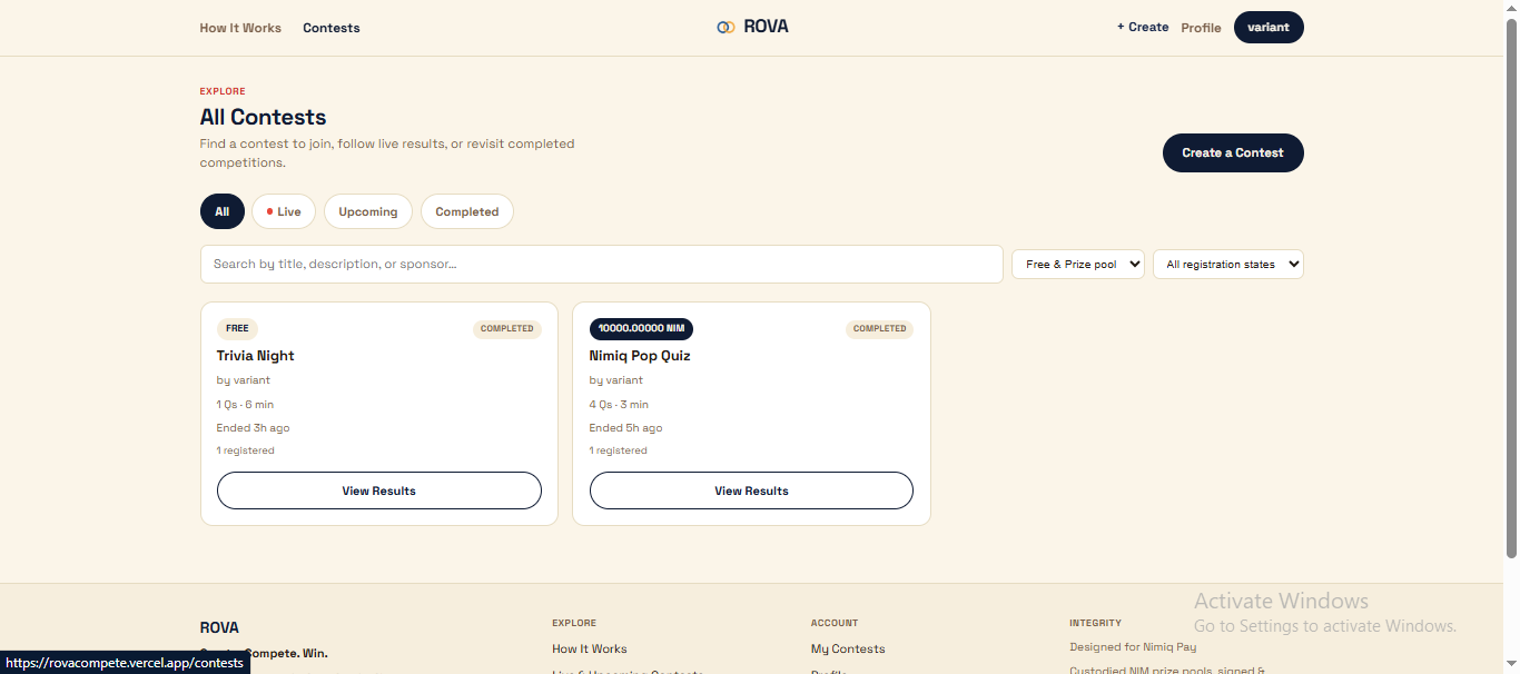 Rova screenshot 3