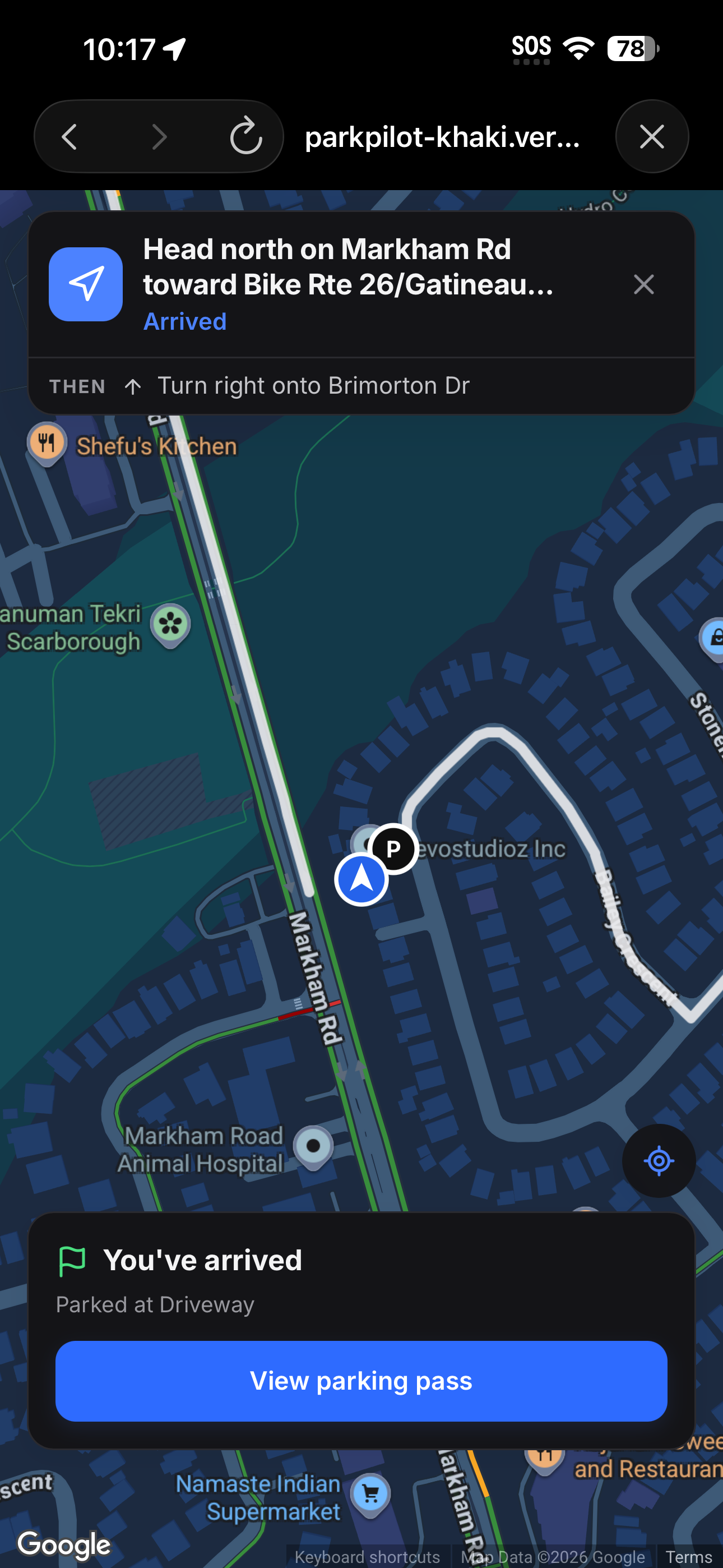 parkpilot screenshot 2