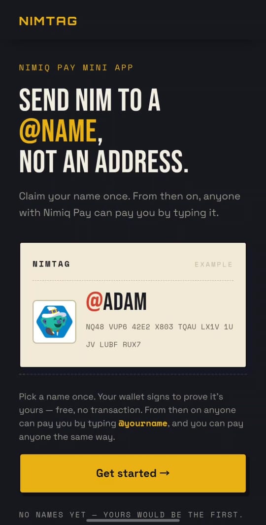 Nimtag screenshot 2