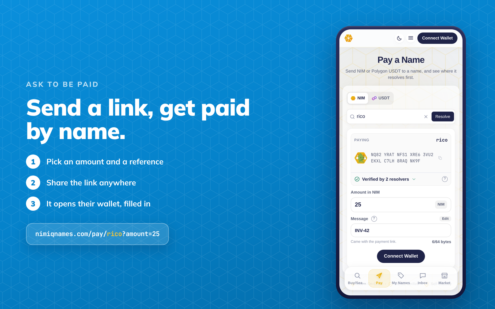 Nimiq Names screenshot 3