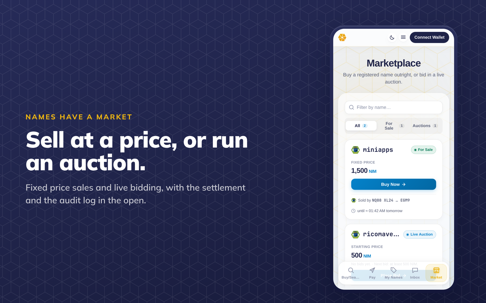 Nimiq Names screenshot 4