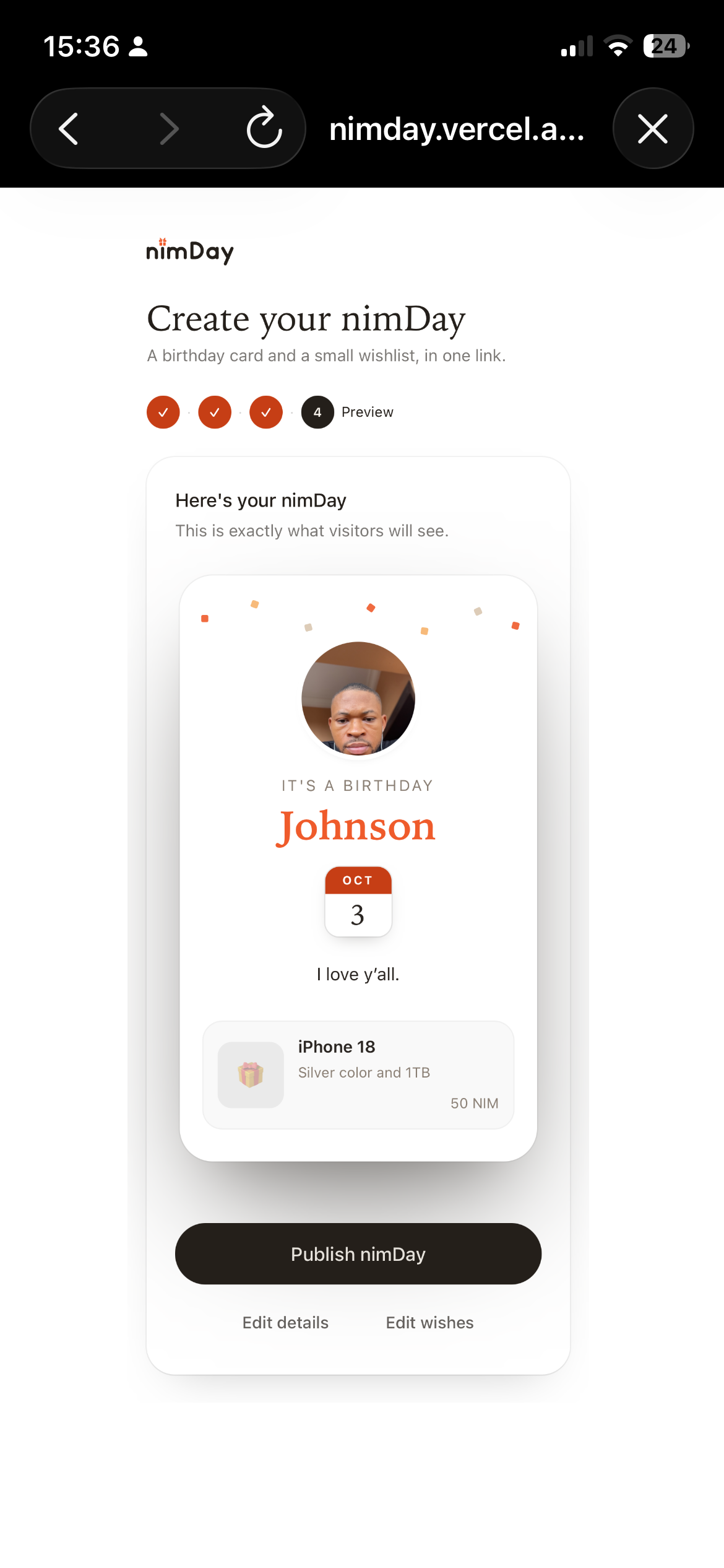nimDay screenshot 4