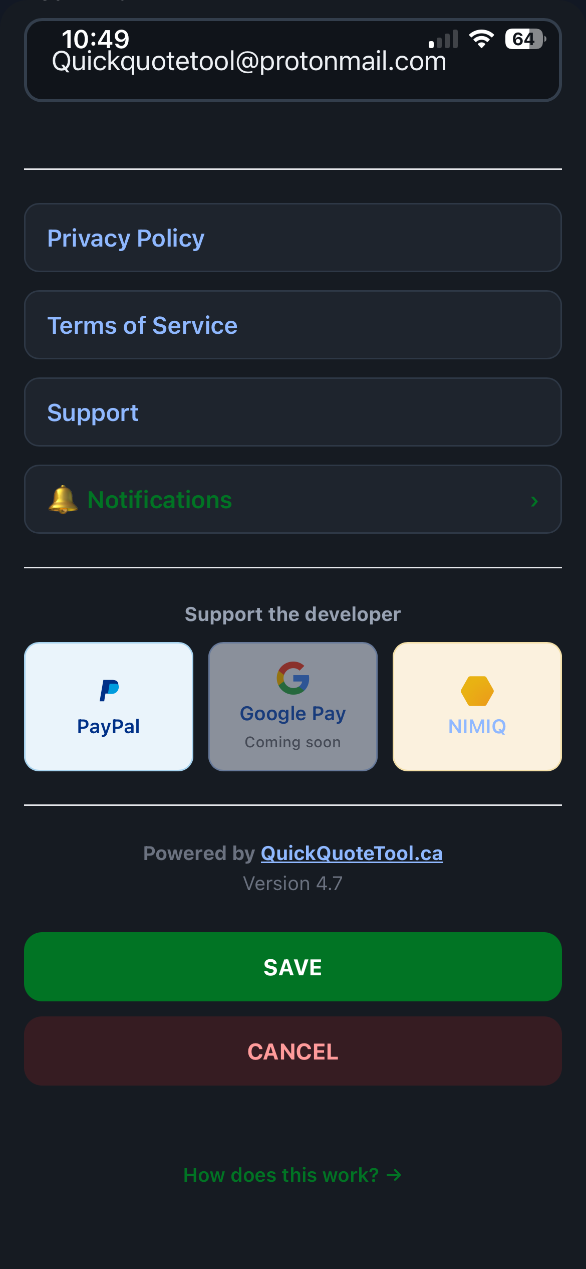 QuickProof screenshot 3