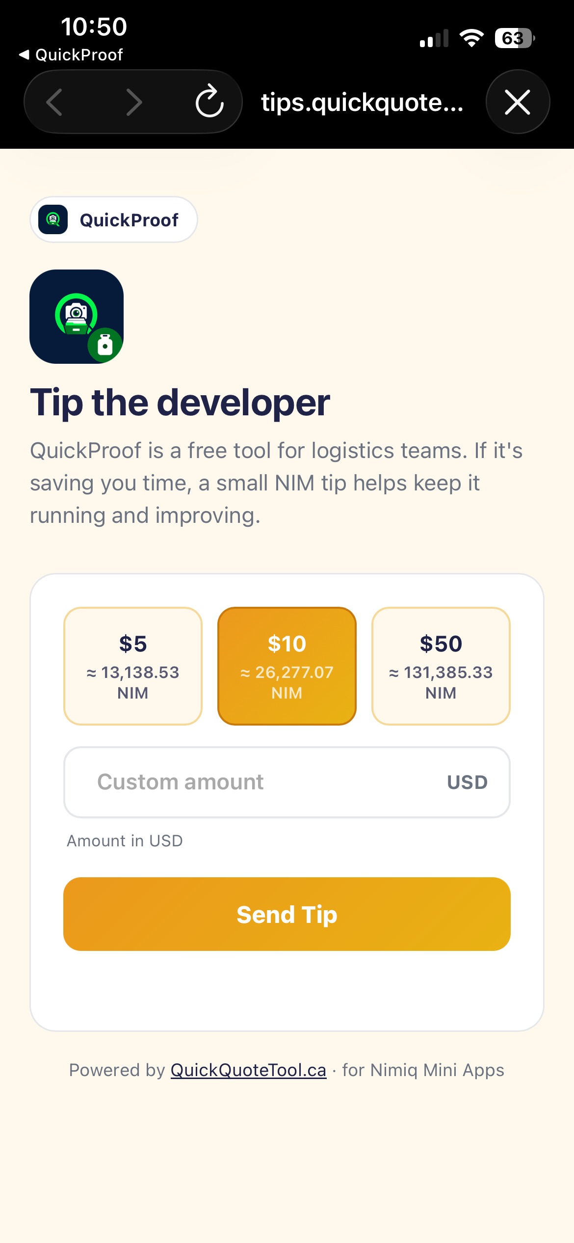 QuickProof screenshot 5