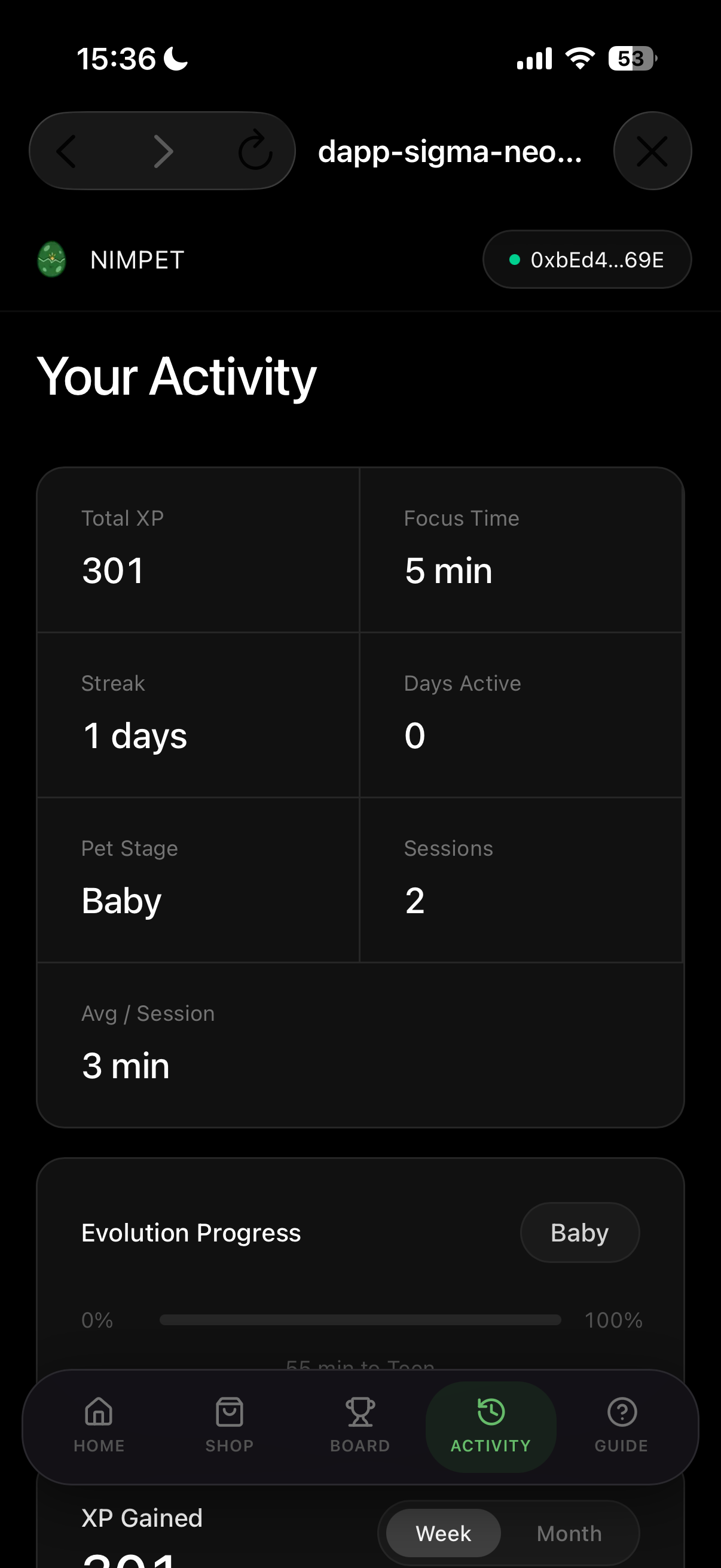 NimPet screenshot 4