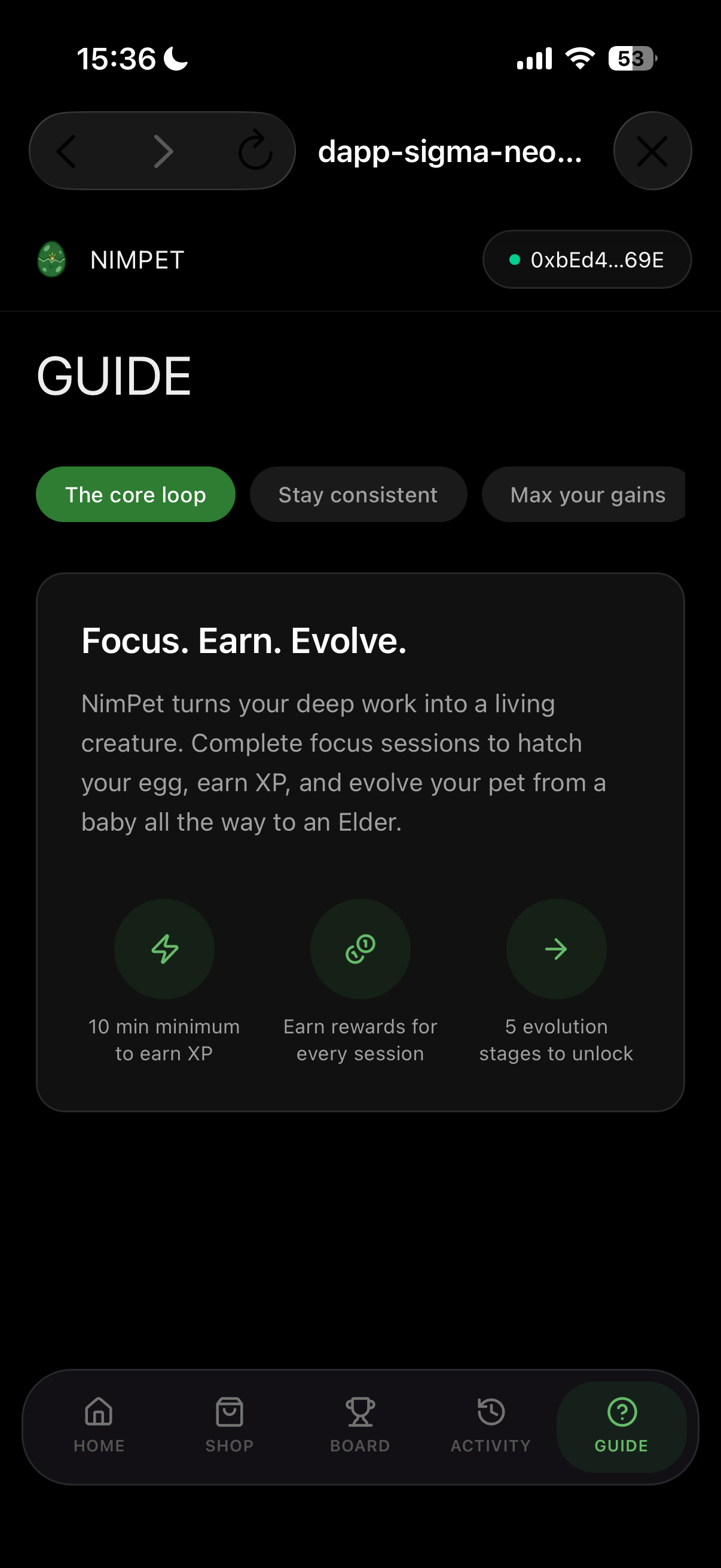 NimPet screenshot 5