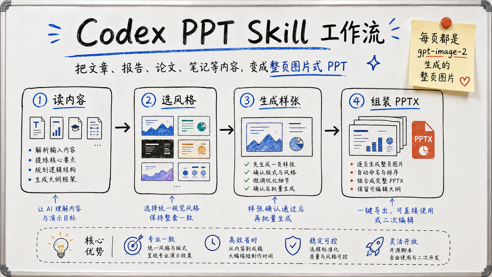 手绘白板风