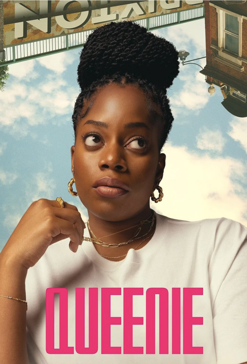 Queenie Channel 4 drama series — fictional app UI design and title sequence, London