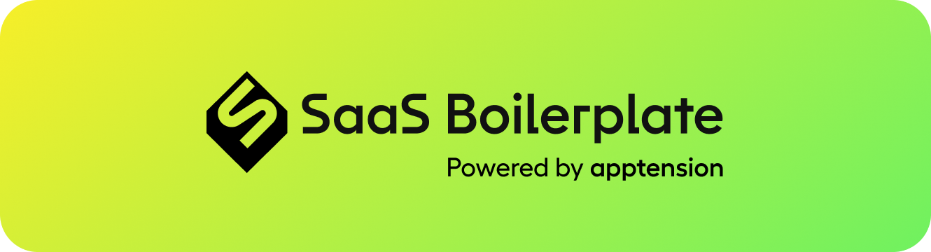 SaaS Boilerplate powered by Apptension